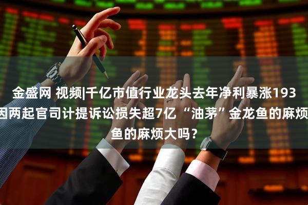 金盛网 视频|千亿市值行业龙头去年净利暴涨193% 却因两起官司计提诉讼损失超7亿 “油茅”金龙鱼的麻烦大吗？