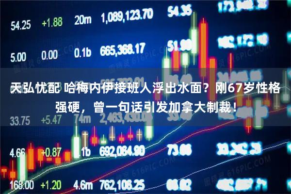 天弘忧配 哈梅内伊接班人浮出水面？刚67岁性格强硬，曾一句话引发加拿大制裁！