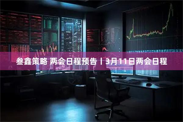 叁鑫策略 两会日程预告丨3月11日两会日程