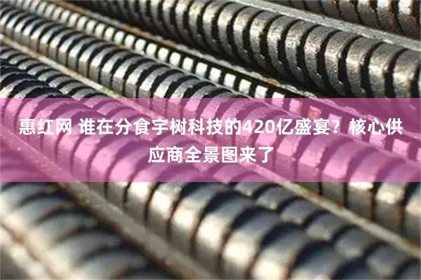 惠红网 谁在分食宇树科技的420亿盛宴？核心供应商全景图来了